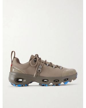 Loewe On Cloudsolo Hiker Rubber-Trimmed Twill Trainers - Brown