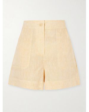Eres Enjouée Linen Shorts - Natural