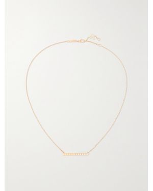 Chopard Ice Cube Pure 18-Karat Rose Diamond Necklace - White