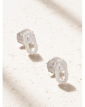 Messika Move Uno 18-Karat Diamond Earrings - Natural