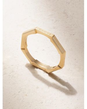 Gucci Link To Love 18-Karat Ring - Natural