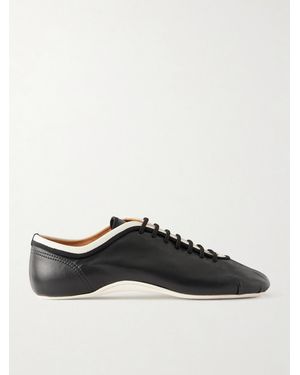 Dries Van Noten Leather Trainers - Black