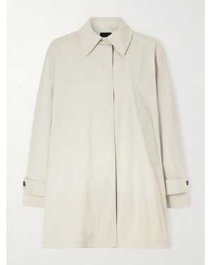 Theory Cotton-Blend Gabardine Trench Coat - Natural
