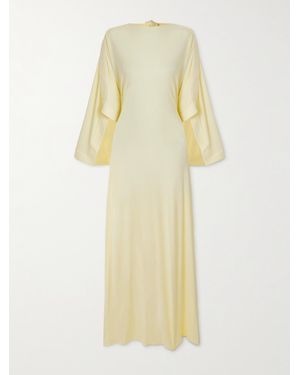 16Arlington Catius Open-Back Jersey Maxi Dress - Yellow