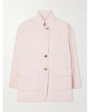 Maison Mayle James Cotton Twill Jacket - Pink