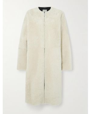 TOTEME Mantel Aus Shearling - Weiß