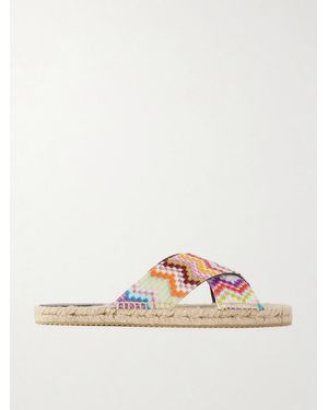 Missoni Harlow Woven Striped Espadrilles Sandals - Multicolour