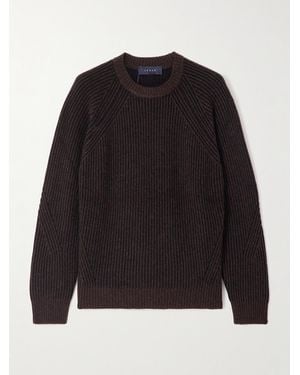 Sease Ribbed Cashmere Sweater - Black