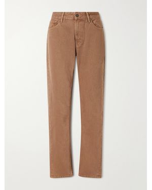 Kallmeyer Adina Low-Rise Straight-Leg Jeans - Natural