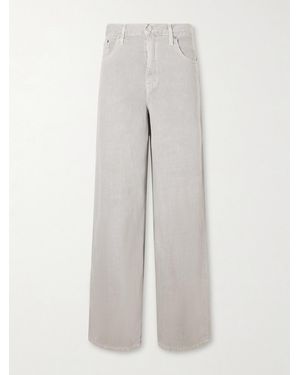 Twp Tiny Dancer Mid-Rise Wide-Leg Jeans - White