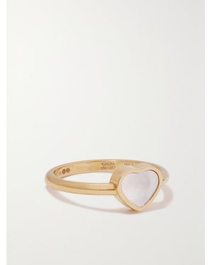 Chopard My Happy Hearts Ring Aus 18 Karat Roségold Mit Perlmutt - Natur