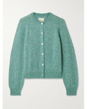 Doen Petra Cardigan Aus Einer Alpakawollmischung - Grün