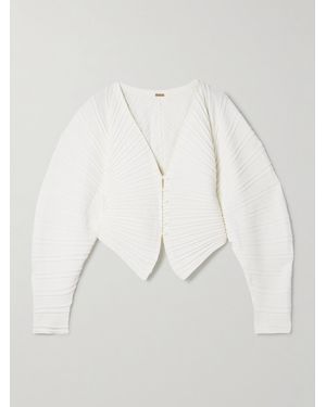 Cult Gaia Blair Cardigan Aus Rippstrick - Natur