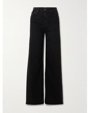Citizens of Humanity Lyra Long High-Rise Wide-Leg Jeans - Black