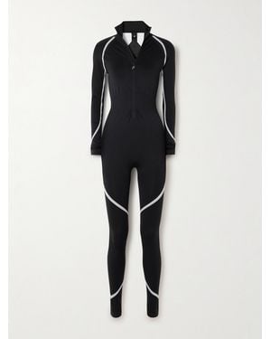 Perfect Moment Stretch-Knit Ski Jumpsuit - Black