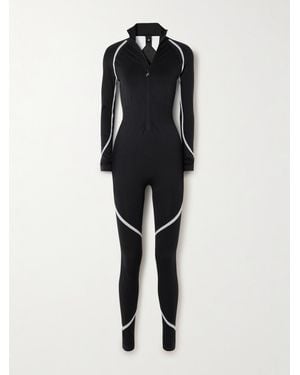 Perfect Moment Stretch-Knit Ski Jumpsuit - Black