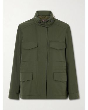 Loro Piana Traveller Mini Windmate Shell Jacket - Green