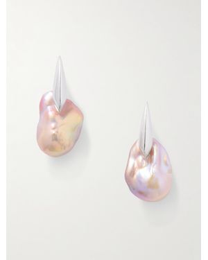 Bottega Veneta Pearl Earrings - White