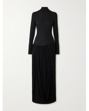 Magda Butrym Stretch-Jersey Maxi Dress - Black