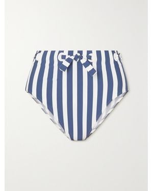 Eres Samba Encanta Striped Bikini Briefs - Blue