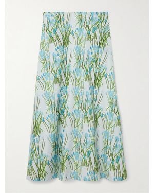 BERNADETTE Leanne Floral-Print Woven Maxi Skirt - Green
