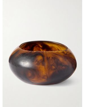 Dinosaur Designs Large Boulder Resin Bangle - Brown
