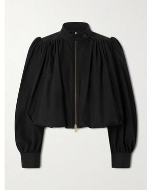 Chloé Cotton Blouson Jacket - Black