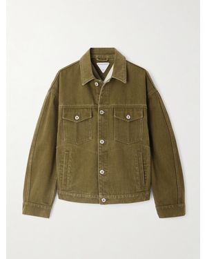 Bottega Veneta Veste En Jean - Vert