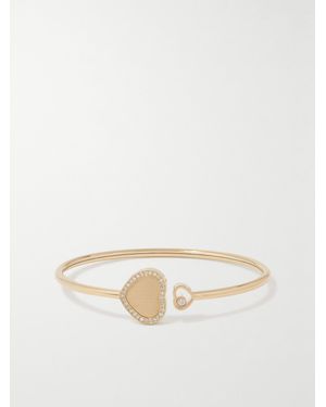Chopard Happy Hearts 18-Karat Diamond Cuff - Natural