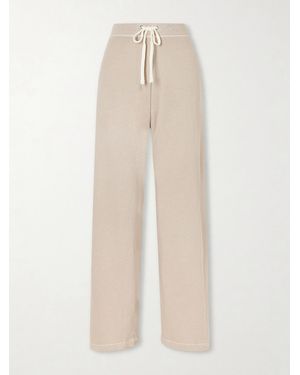 James Perse Cotton-Terry Track Trousers - Natural