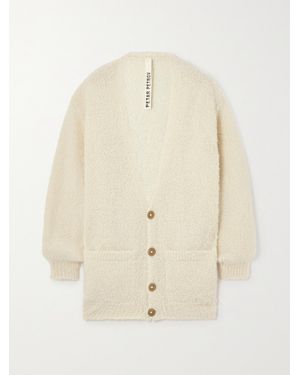Petar Petrov Cashmere, Alpaca And Silk-Blend Bouclé Cardigan - Natural