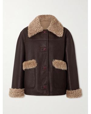 Bally Shearling Jacket - Brown