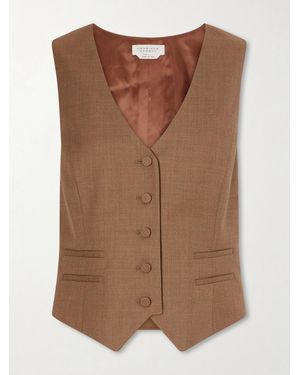 Gabriela Hearst Coleridge Wool Vest - Brown