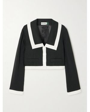 RIXO London Selita Bouclé Jacket - Black