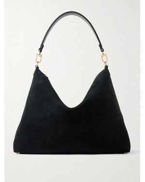 TOTEME Bevel Medium Suede Tote - Schwarz