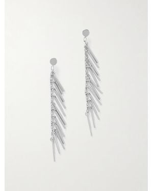 Jil Sander Tone Earrings - White