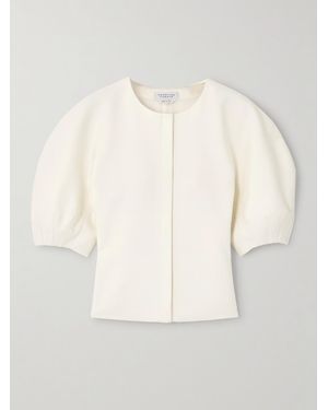 Gabriela Hearst Waverly Wool-Crepe Blouse - Natural