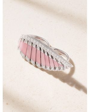 Garrard Couture Galah 18-Karat, Diamond And Opal Ring - Pink