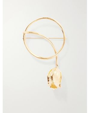 Chloé Tulip-Tone Brooch - White