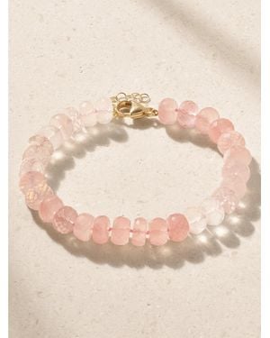 JIA JIA Oracle 18-Karat Rose Quartz Beaded Bracelet - Natural