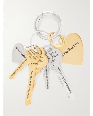 Acne Studios And-Tone Keyring - White
