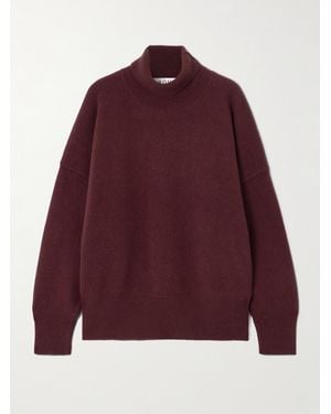 Rohe Wool-Blend Turtleneck Sweater - Red