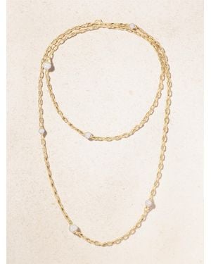 David Yurman Dy Madison Rhodium-Plated 18-Karat Diamond Necklace - Natural