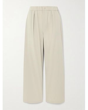 Varley Kayson Hose Mit Weitem Bein Aus Recyceltem Stretch-Material Mit Falten - Natur