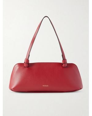 Neous Aries East West Leather Tote - Red