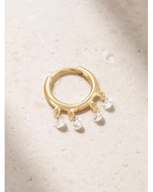 PERSÉE Boucle D'Oreille Unique En Or 18 Carats (750/1000) Et Diamants Bohème - Neutre