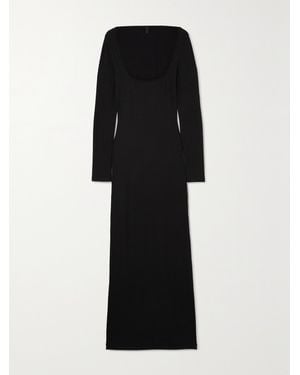 Skims Soft Lounge Maxi Dress - Black