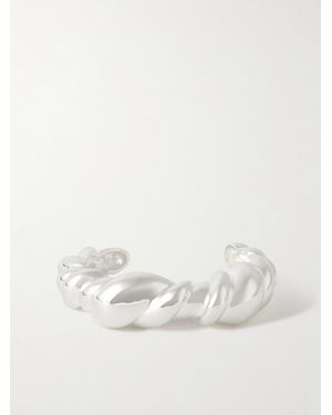 Completedworks Meandering Rhodium-Plated Cuff - Natural
