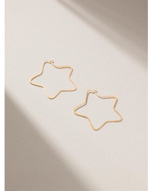 Melissa Joy Manning 14-Karat Hoop Earrings - Metallic