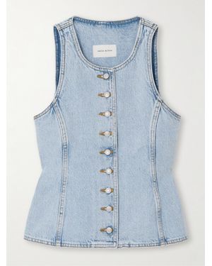 Magda Butrym Denim Vest - Blue